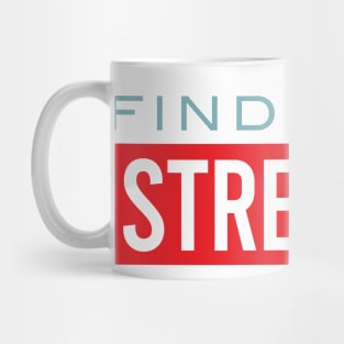 Boxing Motivation Find Your Strength Mug